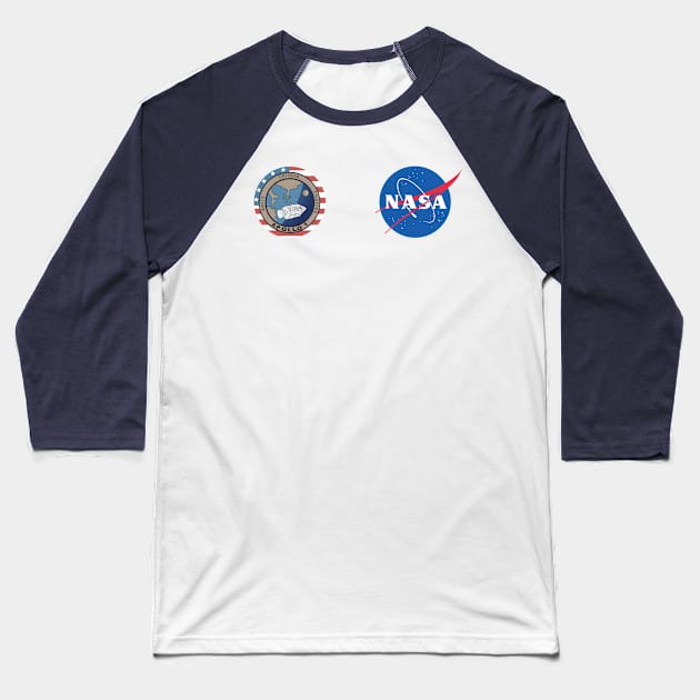 Apollo 1 / NASA - Mission Flight Patch Baseball T-Shirt by The Blue Box